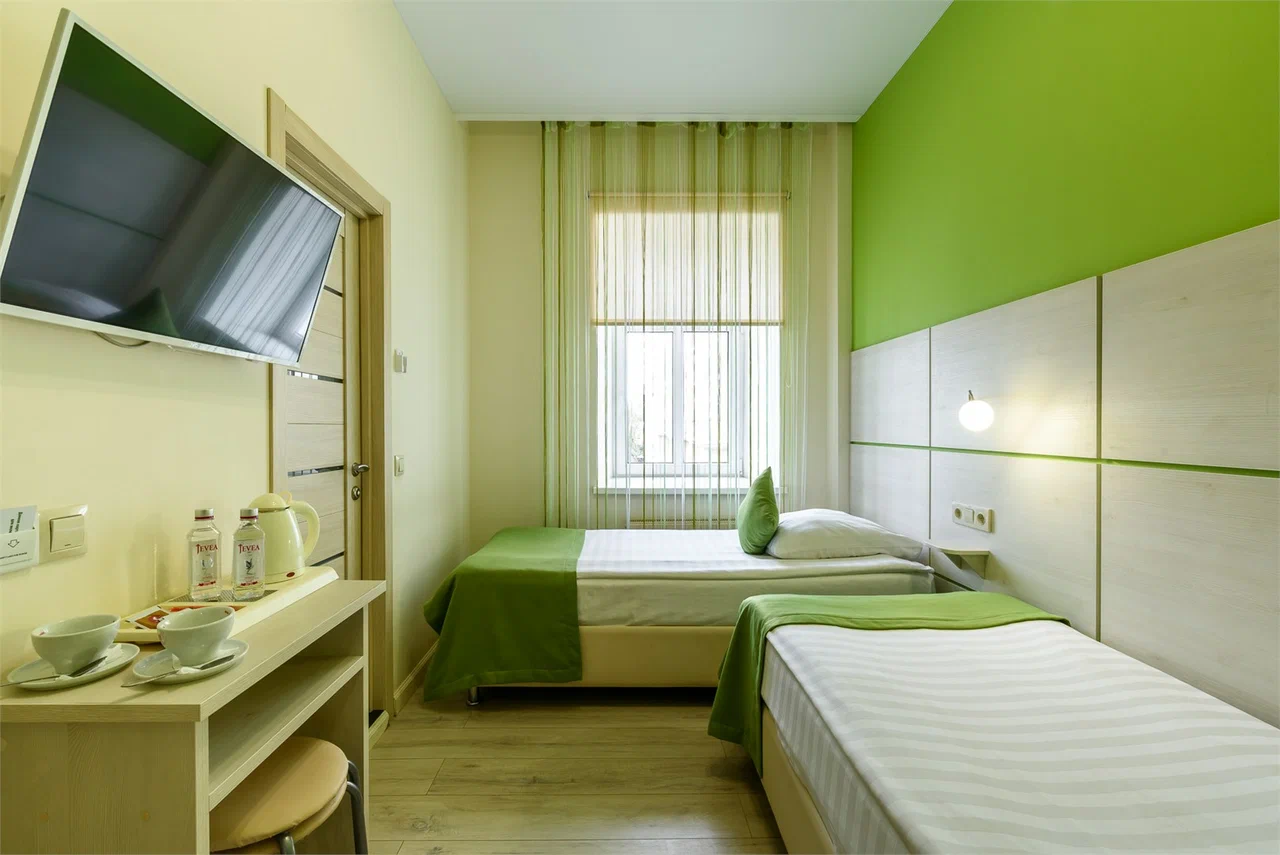 Стандартный двухместный номер с 2 отдельными кроватями — Гостиница «Ордынка»